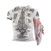 Clearance Dana' T-shirt with knotted sleeve Tops