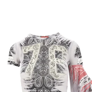 Clearance Dana' T-shirt with knotted sleeve Tops