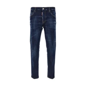 Outlet Dark Clean Wash 'Skater' jeans Jeans