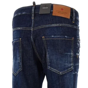 Outlet Dark Clean Wash 'Skater' jeans Jeans