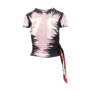 Online Dasha' T-shirt with side knot Tops