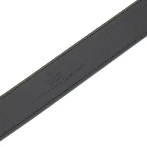 Online Debossed GG motif leather belt Belts