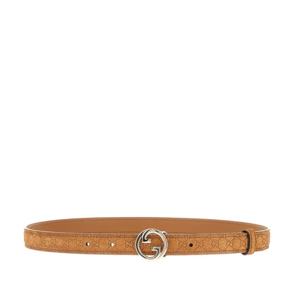 debossed_gg_motif_suede_l_0.webp Fashion Debossed GG motif suede leather belt Belts
