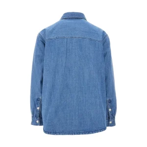 Sale Denim and nylon reversible overshirt Jackets