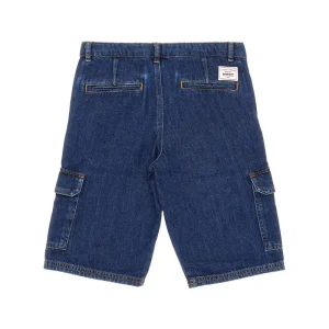 Clearance Denim 'Caiman' cargo shorts Kids/BOY Clothing