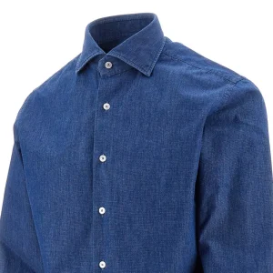 Discount Denim effect Tailor Fit shirt Shirts