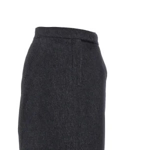 Fashion Denim fabric long skirt Skirts