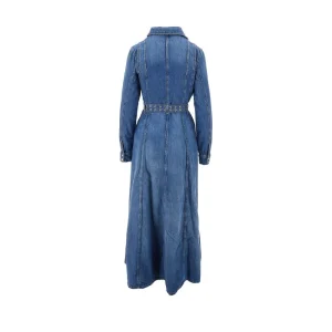 New Denim long shirt dress Dresses