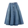 Clearance Denim midi skirt Skirts