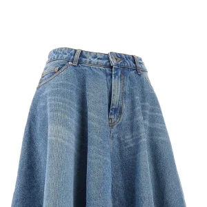 Clearance Denim midi skirt Skirts
