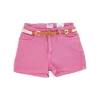 Discount Denim shorts with cord belt Kids Clothing