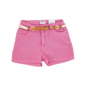 Discount Denim shorts with cord belt Kids Clothing