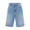 Outlet Denim shorts with logo plate Pants And Shorts