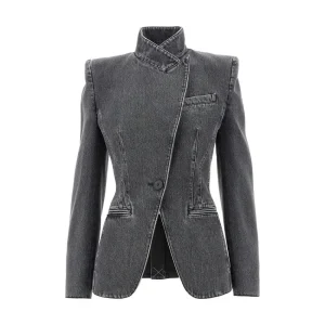 Fashion Denim Twisted jacket Jackets