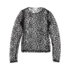 New Devoré leopard motif top Tops