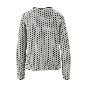 Sale Devoré pattern cotton-blend sweater Knitwear