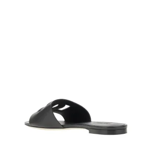 Online DG' leather slides Sandals