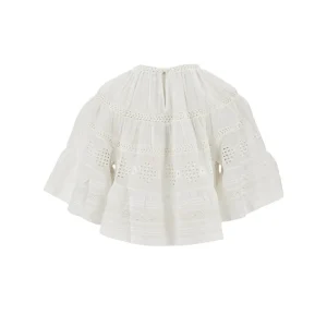 Discount Dilama' embroidered cotton top Tops