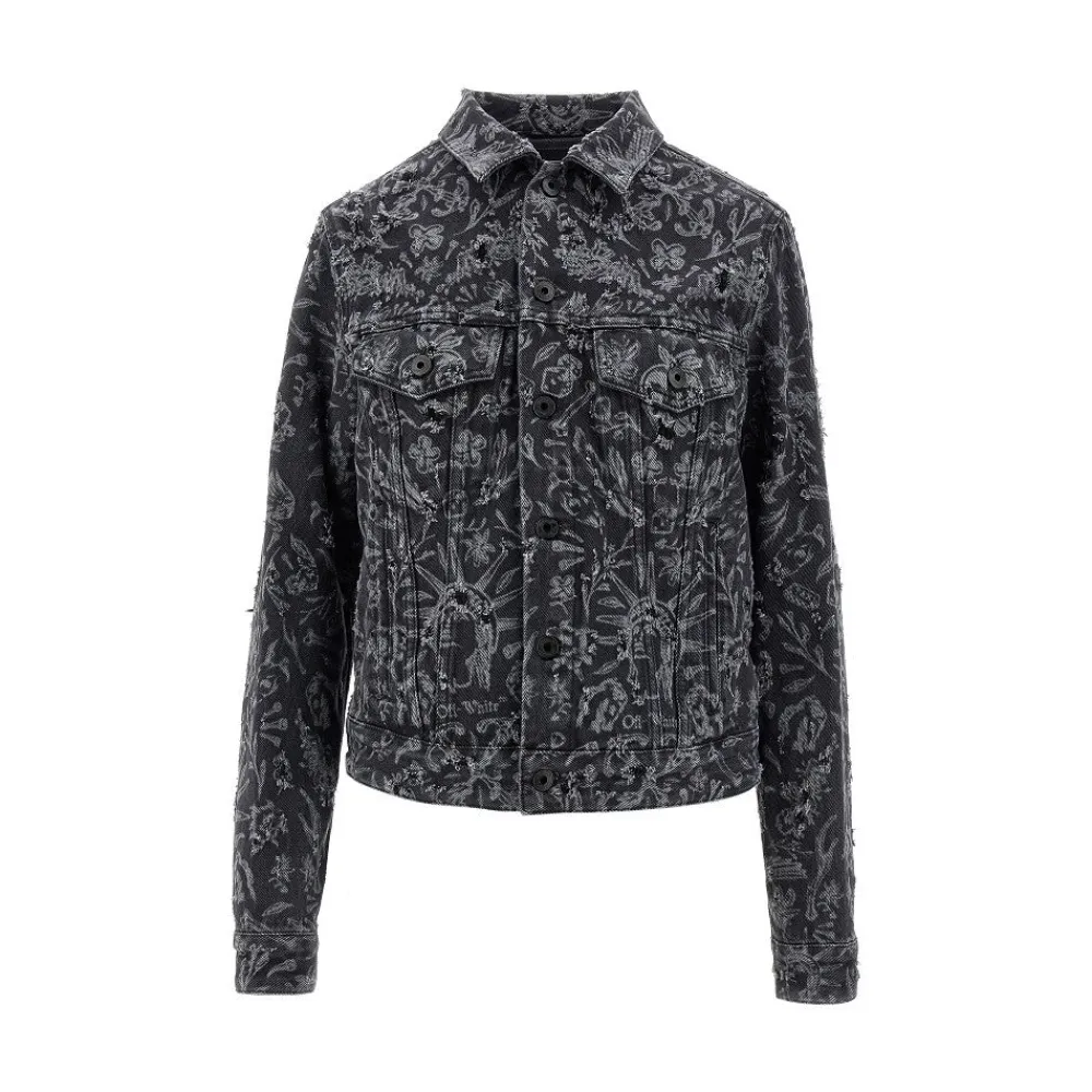 distressed_denim_jacket_w_0.webp Sale Distressed denim jacket with Tattoo motif Jackets