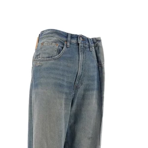 Outlet Distressed denim Loose Fit jeans Jeans