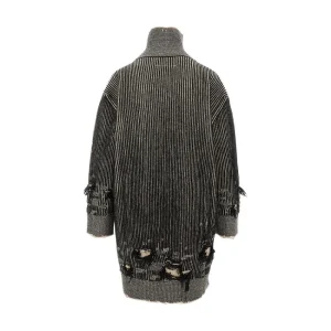 Sale Distressed knitted mini dress Dresses | Knitwear