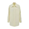 Hot Double collar linen shirt Shirts