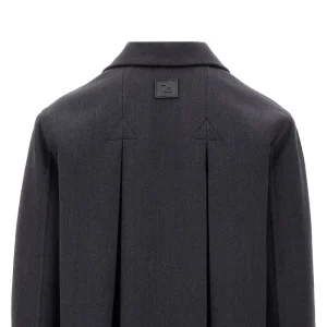 Online Double wool single-breasted coat Outerwear
