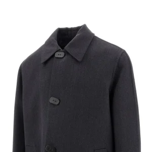 Online Double wool single-breasted coat Outerwear