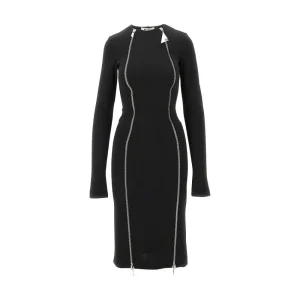 Hot Double zip midi dress Dresses