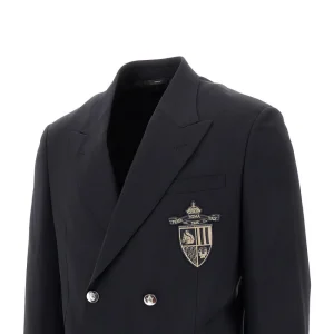 Discount Double-breasted jacket with Club crest Jackets