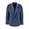 Fashion Double-breasted velvet jacket Jackets