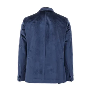Fashion Double-breasted velvet jacket Jackets