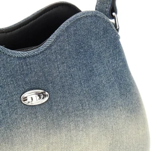 Clearance Double-D' denim shoulder bag Shoulder Bags