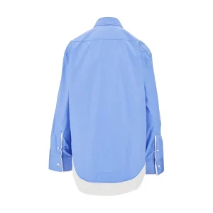 Discount Double-layer poplin shirt Shirts