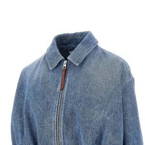 Fashion Draped denim jacket Jackets