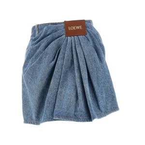New Draped denim mini skirt Skirts
