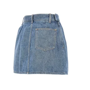 New Draped denim mini skirt Skirts