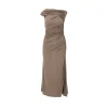 New Draped jersey midi dress Dresses
