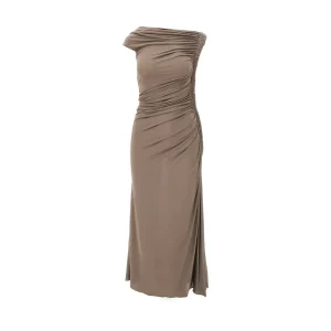 New Draped jersey midi dress Dresses