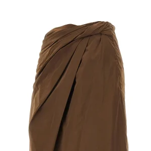 Fashion Draped nylon skirt Skirts
