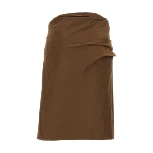 Fashion Draped nylon skirt Skirts
