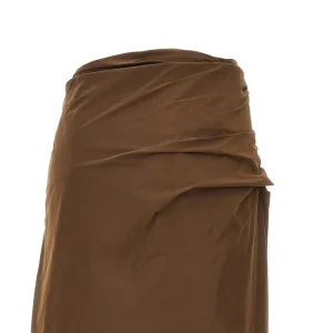 Fashion Draped nylon skirt Skirts