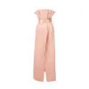 Hot Duchesse long dress with belt Dresses