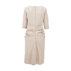 New Duchesse satin draped dress Dresses