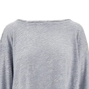 Fashion Dévoré terry sweater Knitwear
