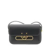 Discount Eagle buckle medium leather bag Shoulder Bags