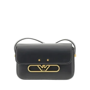 Discount Eagle buckle medium leather bag Shoulder Bags