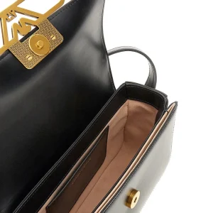 Discount Eagle buckle medium leather bag Shoulder Bags