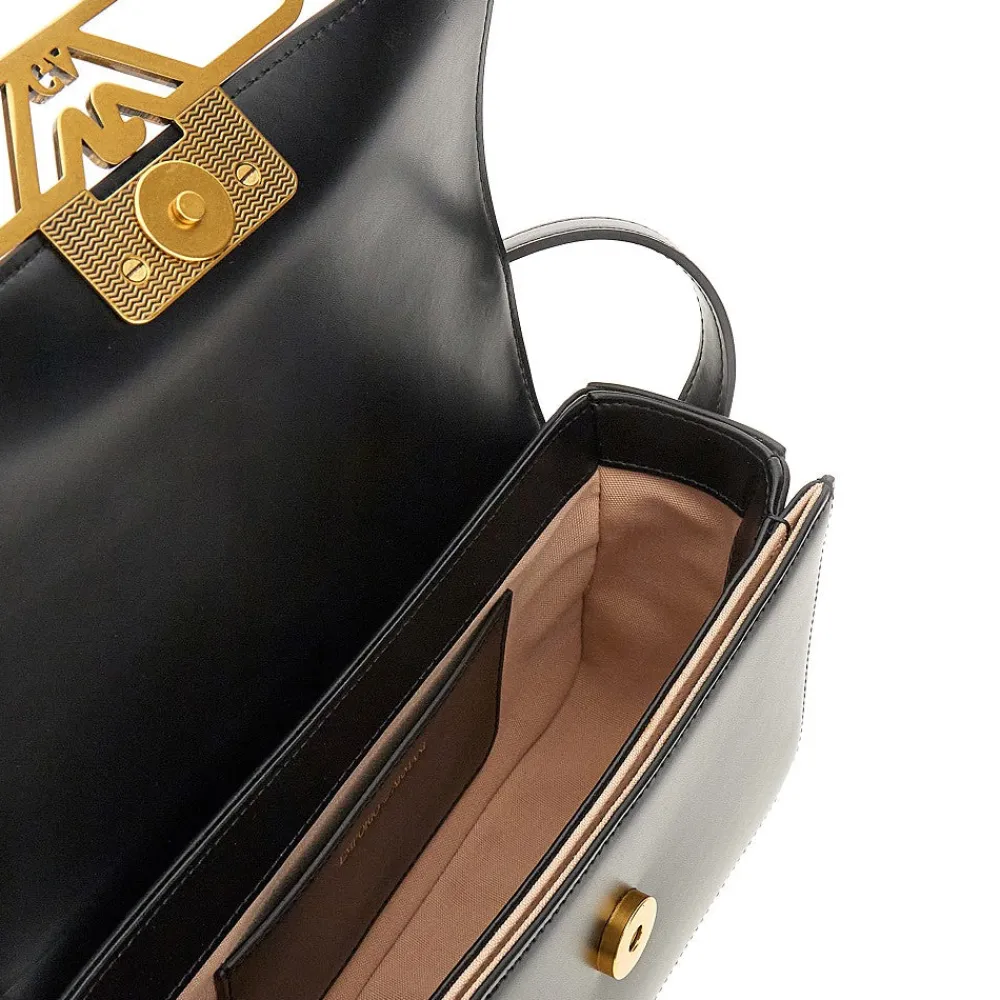 eagle_buckle_medium_leath_2.webp Discount Eagle buckle medium leather bag Shoulder Bags