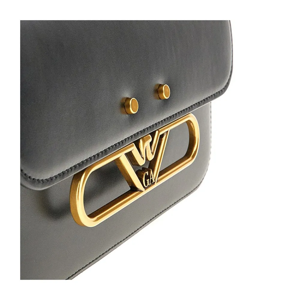 eagle_buckle_medium_leath_3.webp Discount Eagle buckle medium leather bag Shoulder Bags